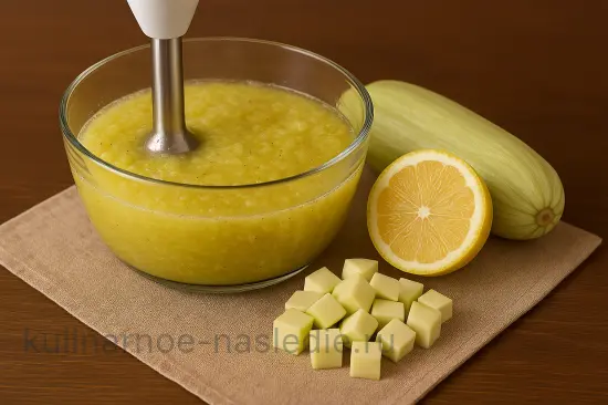 Варенье из кабачков с лимоном и курагой - шаг 3 (изображение)
