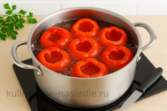 Маринованные перцы для фарширования на зиму - шаг 2 (изображение)