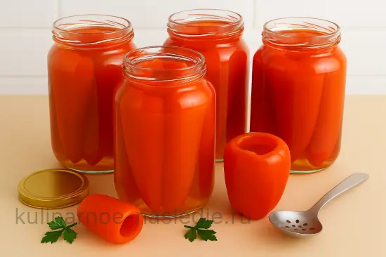 Маринованные перцы для фарширования на зиму - шаг 6 (изображение)
