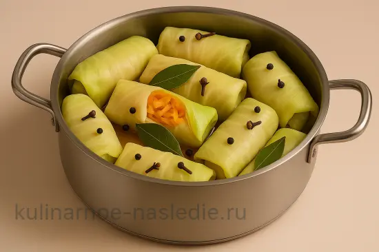 Хрустящие маринованные голубцы без мяса - шаг 3 (изображение)