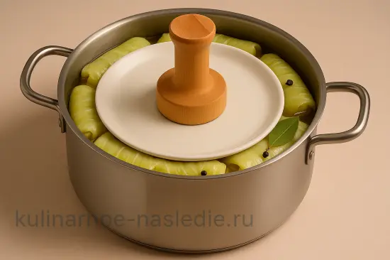Хрустящие маринованные голубцы без мяса - шаг 4 (изображение)