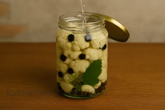Маринованная цветная капуста со смородиной - шаг 3 (изображение)