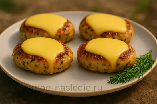Сочные котлеты из индейки с сыром на углях - шаг 4 (изображение)