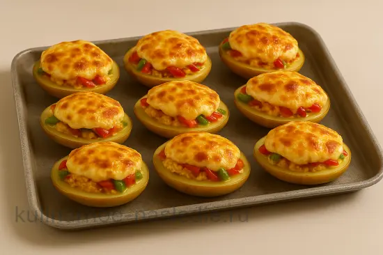 Фаршированный картофель с курицей и сырной шапочкой - шаг 7 (изображение)