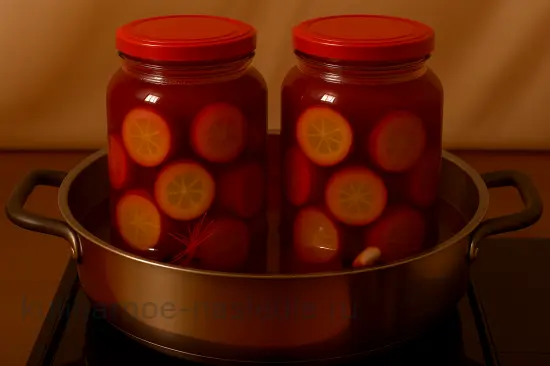 Маринованные огурцы с красной смородиной - шаг 6 (изображение)