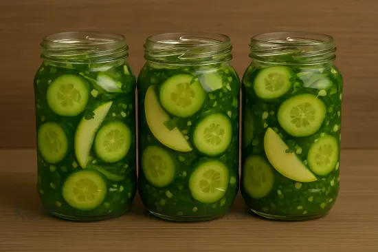 Огуречный салат с яблоками и сельдереем на зиму - шаг 6 (изображение)