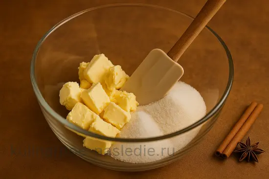 Рассыпчатое песочное печенье - шаг 1 (изображение)