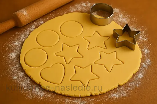 Рассыпчатое песочное печенье - шаг 4 (изображение)