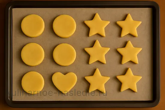 Рассыпчатое песочное печенье - шаг 5 (изображение)