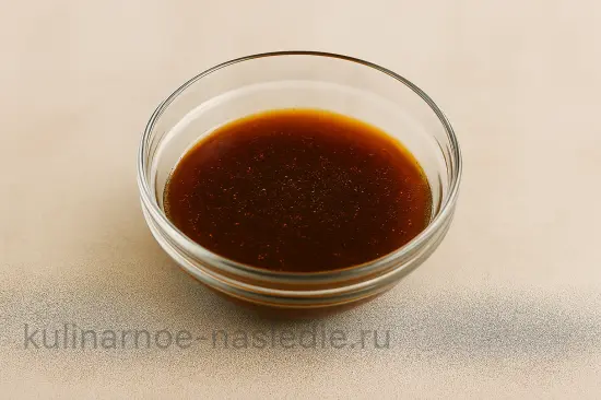 Салат из жареных баклажанов и свежих огурцов по-азиатски - шаг 3 (изображение)
