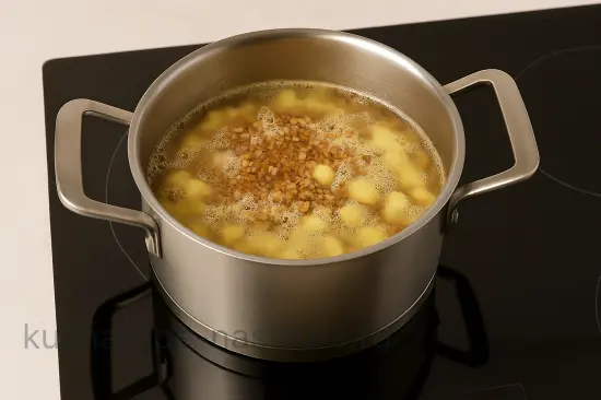 Гречневый суп с курицей - шаг 4 (изображение)