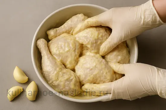 Курица в рукаве с картошкой и розмарином - шаг 3 (изображение)