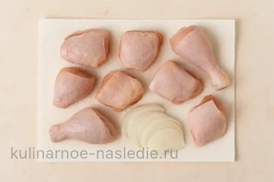 Курица в рукаве с рисом и яблоком - шаг 3 (изображение)