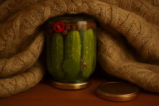 Малосольные огурцы на зиму «Хрусткие» - шаг 9 (изображение)