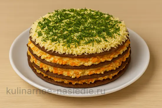 Печеночный торт из куриной печени - шаг 6 (изображение)