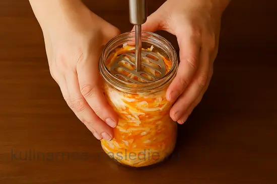 Квашеная капуста с морковью на зиму - шаг 6 (изображение)