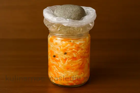 Квашеная капуста с морковью на зиму - шаг 7 (изображение)