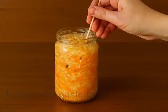 Квашеная капуста с морковью на зиму - шаг 8 (изображение)