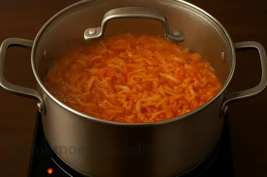 Солянка из капусты с помидорами на зиму - шаг 4 (изображение)
