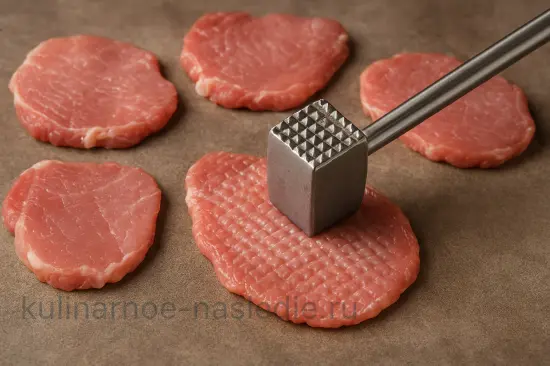 Мясные кармашки с ананасом и орехами - шаг 1 (изображение)