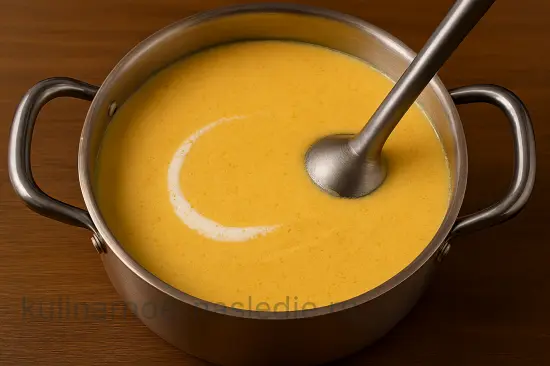 Сырный крем-суп с брокколи и курицей - шаг 6 (изображение)