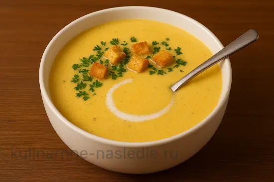 Сырный крем-суп с брокколи и курицей - шаг 7 (изображение)