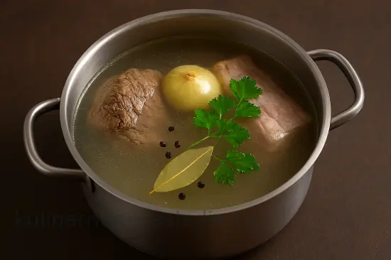 Солянка сборная мясная с копченостями и солеными огурцами - шаг 1 (изображение)