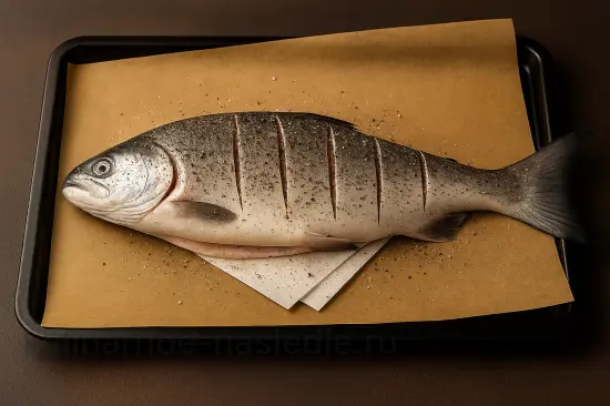 Запеченная горбуша в духовке с сыром и лимоном - шаг 2 (изображение)