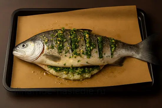 Запеченная горбуша в духовке с сыром и лимоном - шаг 4 (изображение)