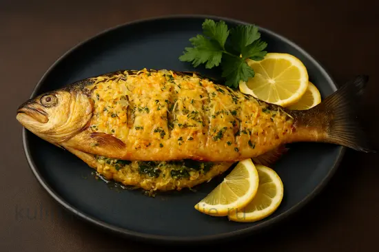 Запеченная горбуша в духовке с сыром и лимоном - шаг 6 (изображение)