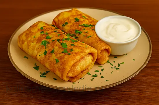 Картофельные блины с грибами и овощной начинкой - шаг 7 (изображение)