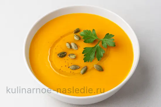 Тыквенный суп-пюре с имбирем - шаг 6 (изображение)