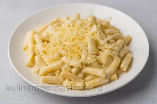 Макароны с сырным соусом по-домашнему - шаг 8 (изображение)