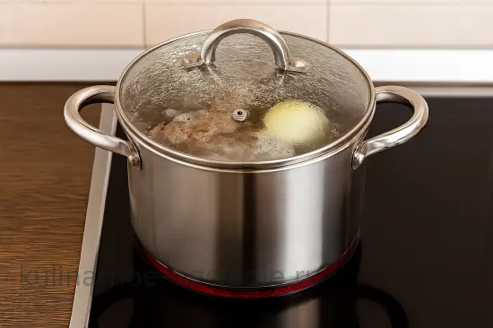 Настоящий Украинский борщ с говядиной и пампушками - шаг 1 (изображение)