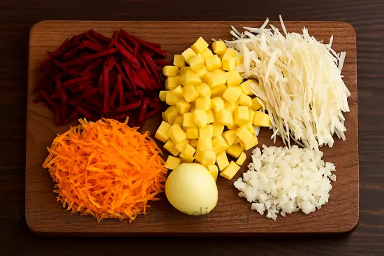 Настоящий Украинский борщ с говядиной и пампушками - шаг 3 (изображение)