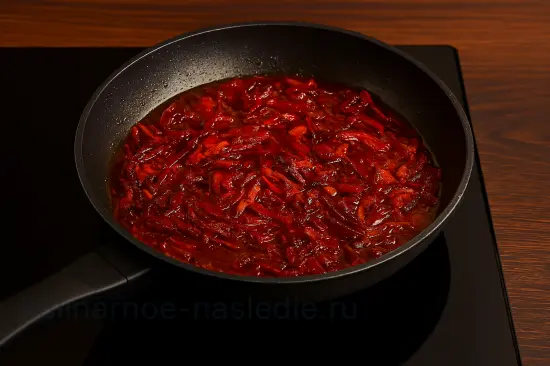 Настоящий Украинский борщ с говядиной и пампушками - шаг 4 (изображение)