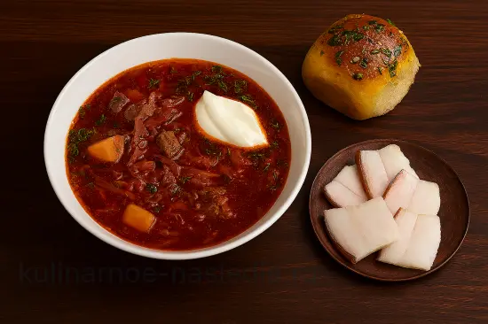 Настоящий Украинский борщ с говядиной и пампушками - шаг 9 (изображение)