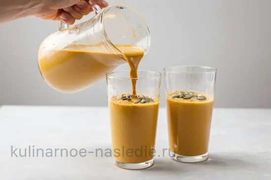 Смузи с тыквой, апельсином и йогуртом - шаг 4 (изображение)