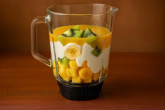 Тропический смузи с киви и бананом - шаг 3
