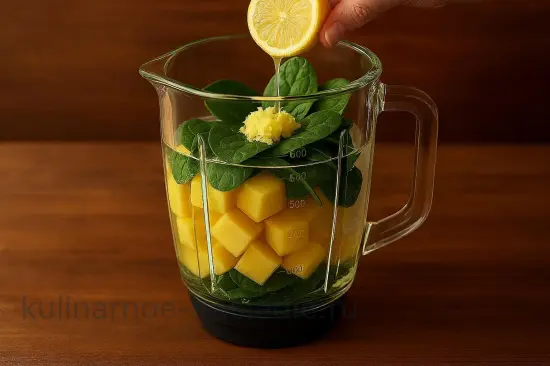 Очищающий смузи с ананасом и имбирем - шаг 3