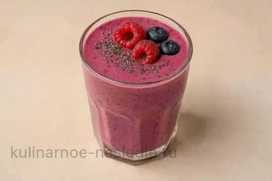 ПП смузи с авокадо и ягодами - шаг 6