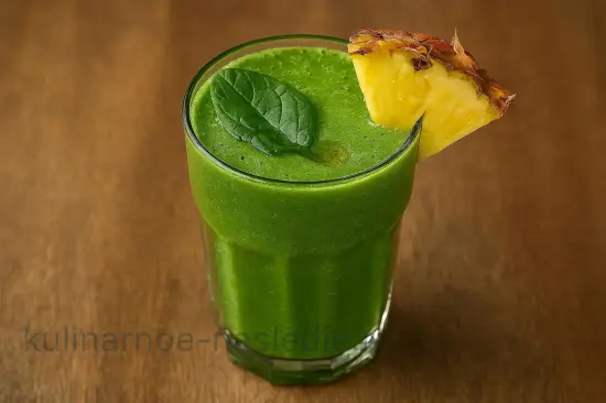 Полезный смузи со шпинатом и ананасом - шаг 6