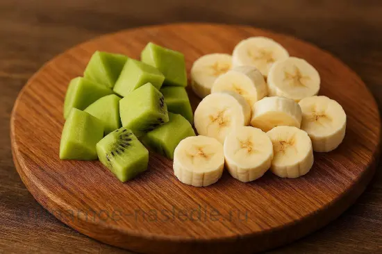 Смузи киви банан - шаг 1