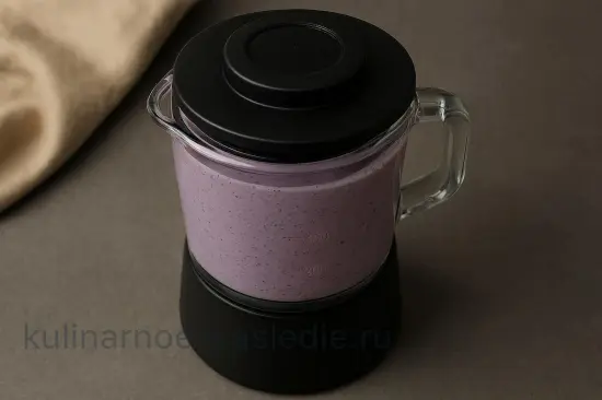 Смузи с овсянкой и черникой - шаг 4