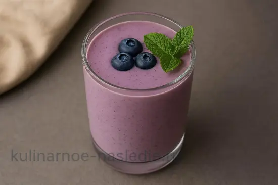 Смузи с овсянкой и черникой - шаг 6