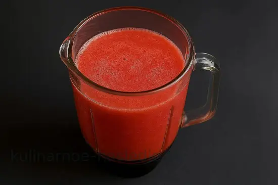 Арбузный смузи с мятой - шаг 4