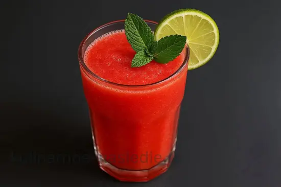 Арбузный смузи с мятой - шаг 6