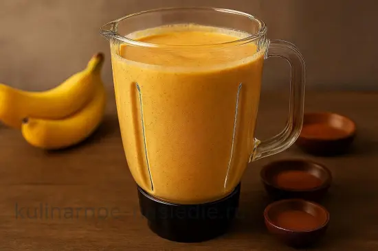 Тыквенный смузи с корицей - шаг 4