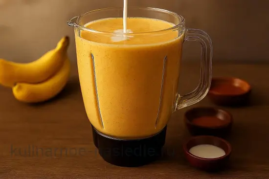 Тыквенный смузи с корицей - шаг 5