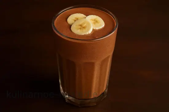 Шоколадно-арахисовый протеиновый смузи - шаг 5